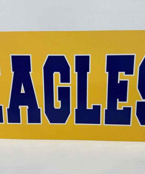 Alternative view of Custom Printed and Cut Cheer Signs